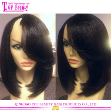 Bod Style Layered Wigs Virgin Brazilian Bob U Part Wig Left Side